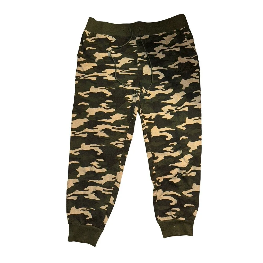 Camo Jogger Sweatpants Men’s XXL True Religion Drawstring Athletic Pants NWT